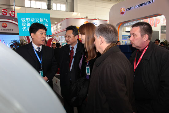 Gazprom Delegation Visits cippe2012(图4)