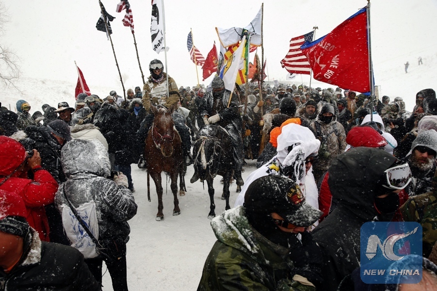 U.S. controversial North Dakota oil pipeline project halted(图1)